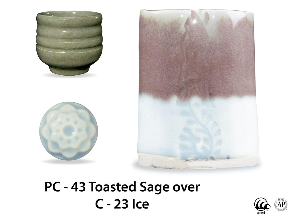 Kombinace s PC glazurami Kombinace s PC glazurami
