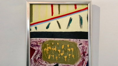 Rytmy ...olej na plátně z roku 2005  / 30 x 35 cm /