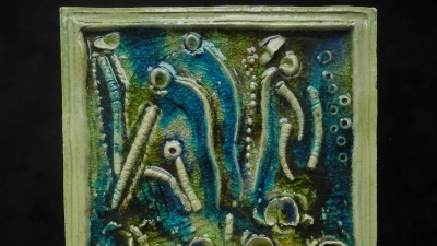 Pod hladinou č. 1.<br>Velikost 29 x 29 cm