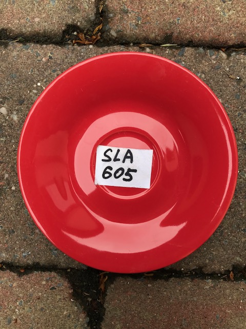 prášková glazura SLA605 světle červená