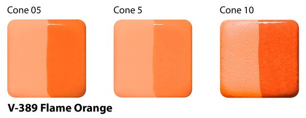 Podglazurová barva Amaco V-389 flame orange / 59 ml