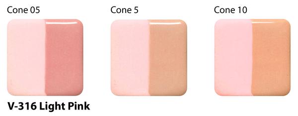 Podglazurová barva Amaco V-316 light pink / 59 ml