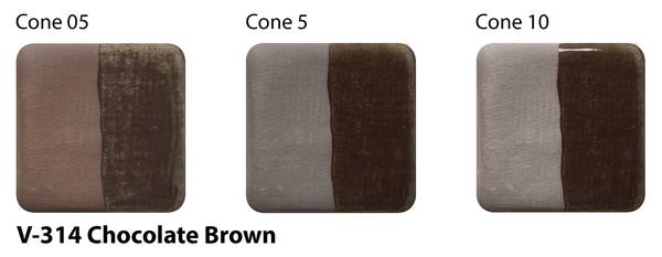 Podglazurová barva Amaco V-314 chocolate brown / 59 ml