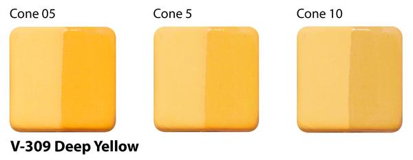 Podglazurová barva Amaco V-309 deep yellow / 59 ml