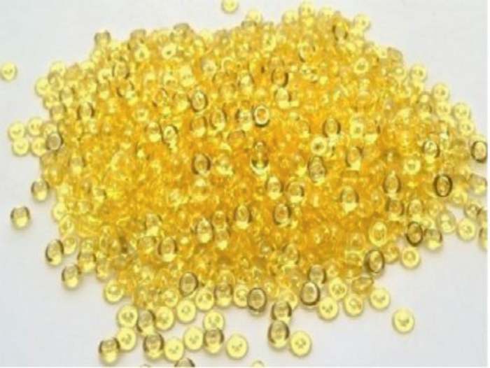 Mo 02 skleněná drť - žlutá sytá průhledná / 500 g