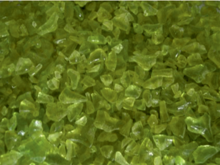 Mo 08 skleněná drť - mechová transparentní / 500 g