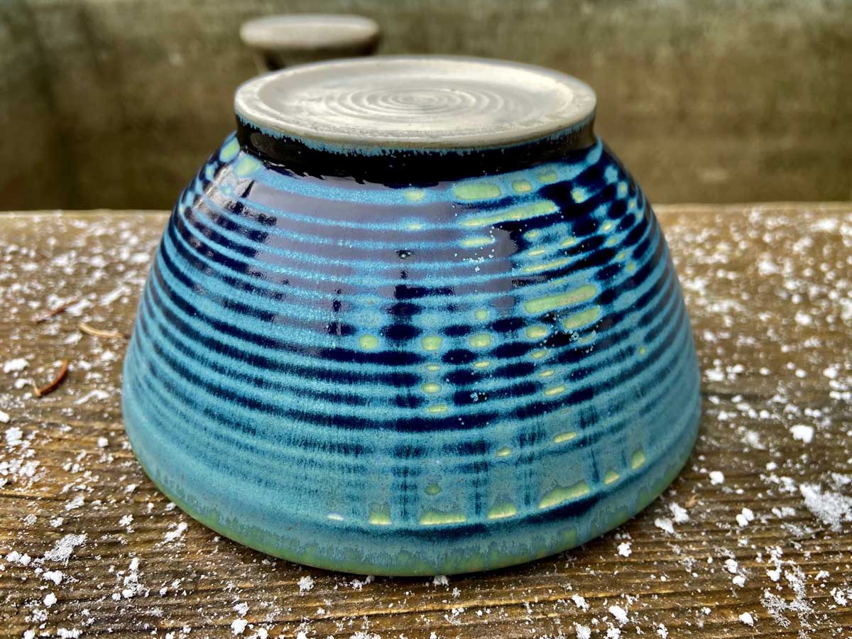 Amaco tekutá glazura PC22 Blue Stone / 0,472 l