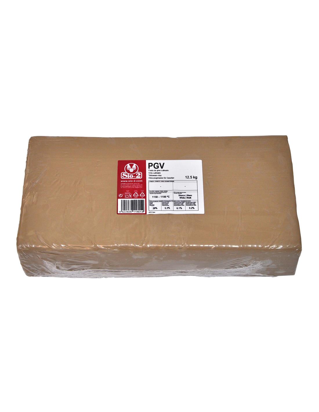 Sio-2 hmota PGV bílá 1150-1180 °C / 12,5kg