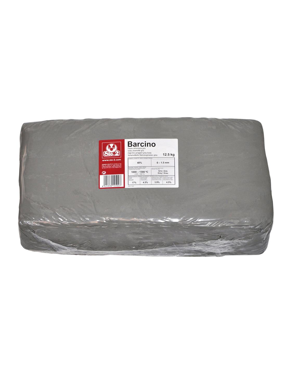 Sio-2 hmota BARCINO šedá sochařská s ostřivem/ 12.5kg