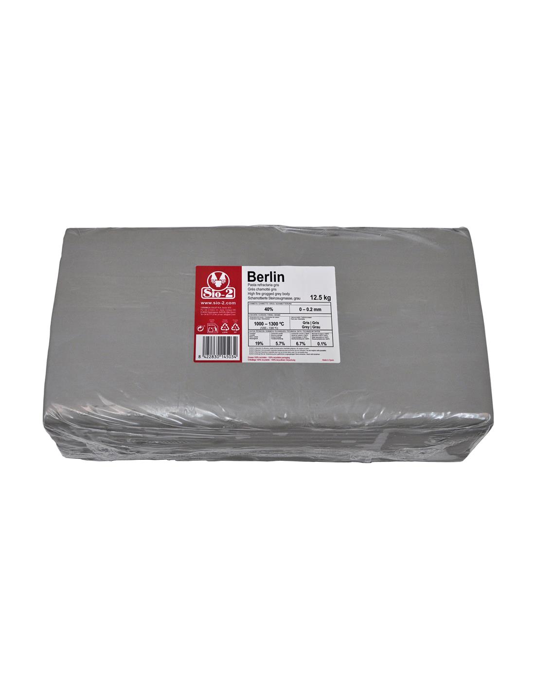 Sio-2 hmota BERLIN šedá kamenina s ostřivem/ 12.5kg