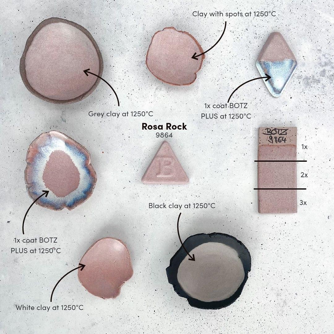 Glazura Botz 9864/800ml Rosa Fels
