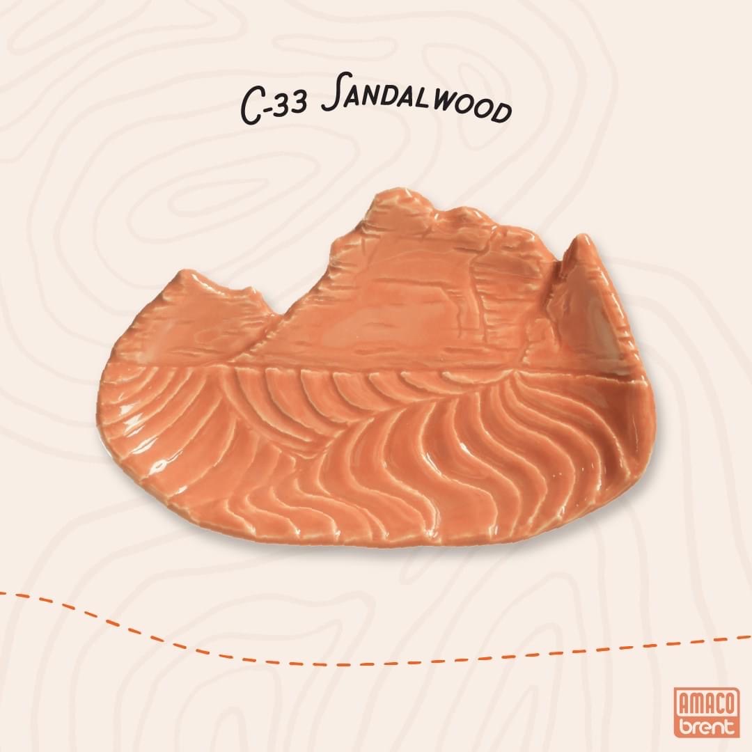 Amaco tekutá glazura C33 Sadalwood /0,472 l