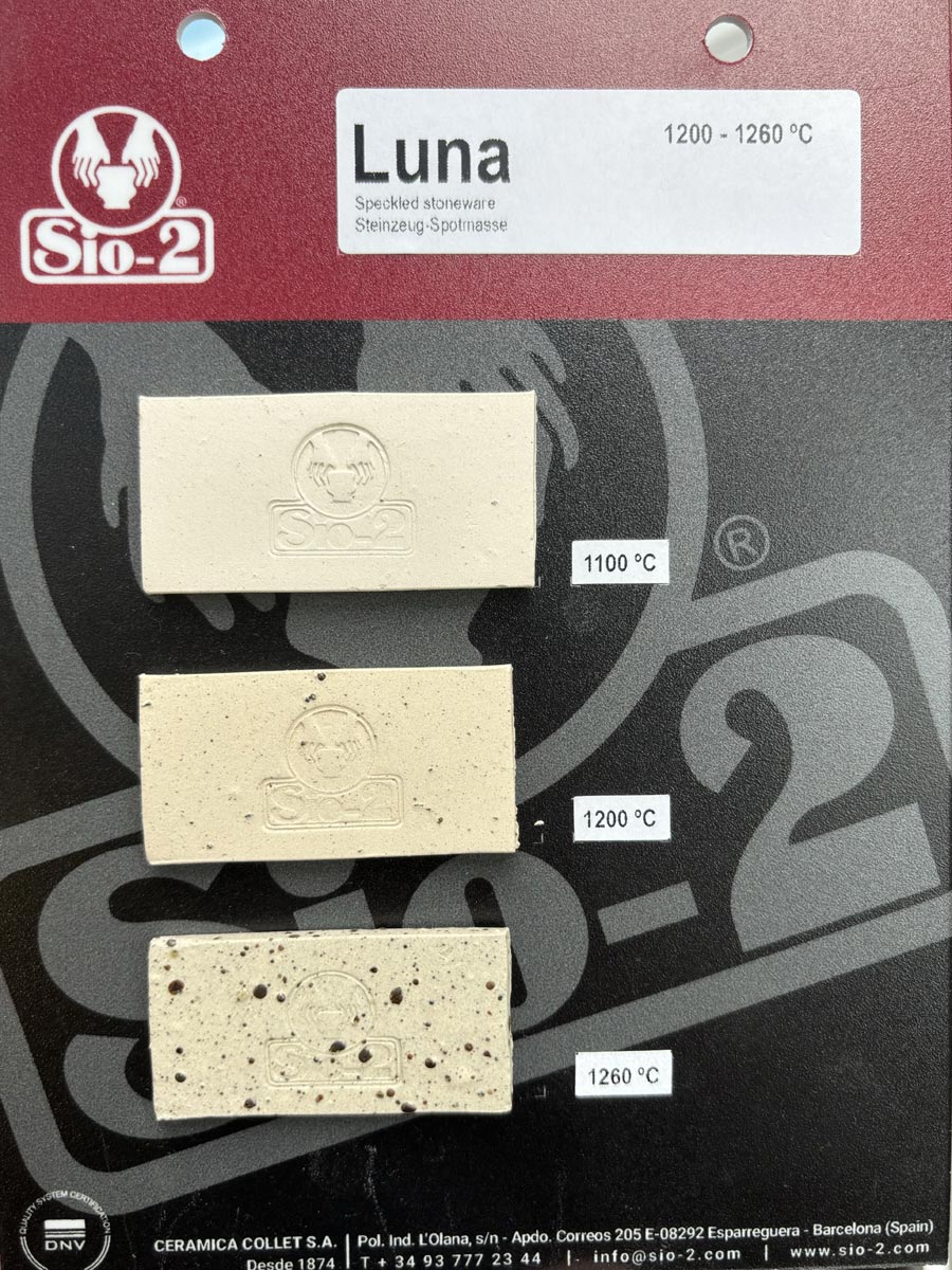 Sio-2 hmota LUNA bílá s tečkama / 12,5 kg
