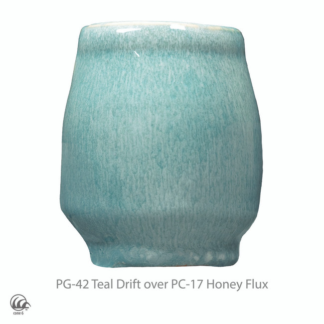 Amaco tekutá glazura PG42 Teal Drif / 0,472 l
