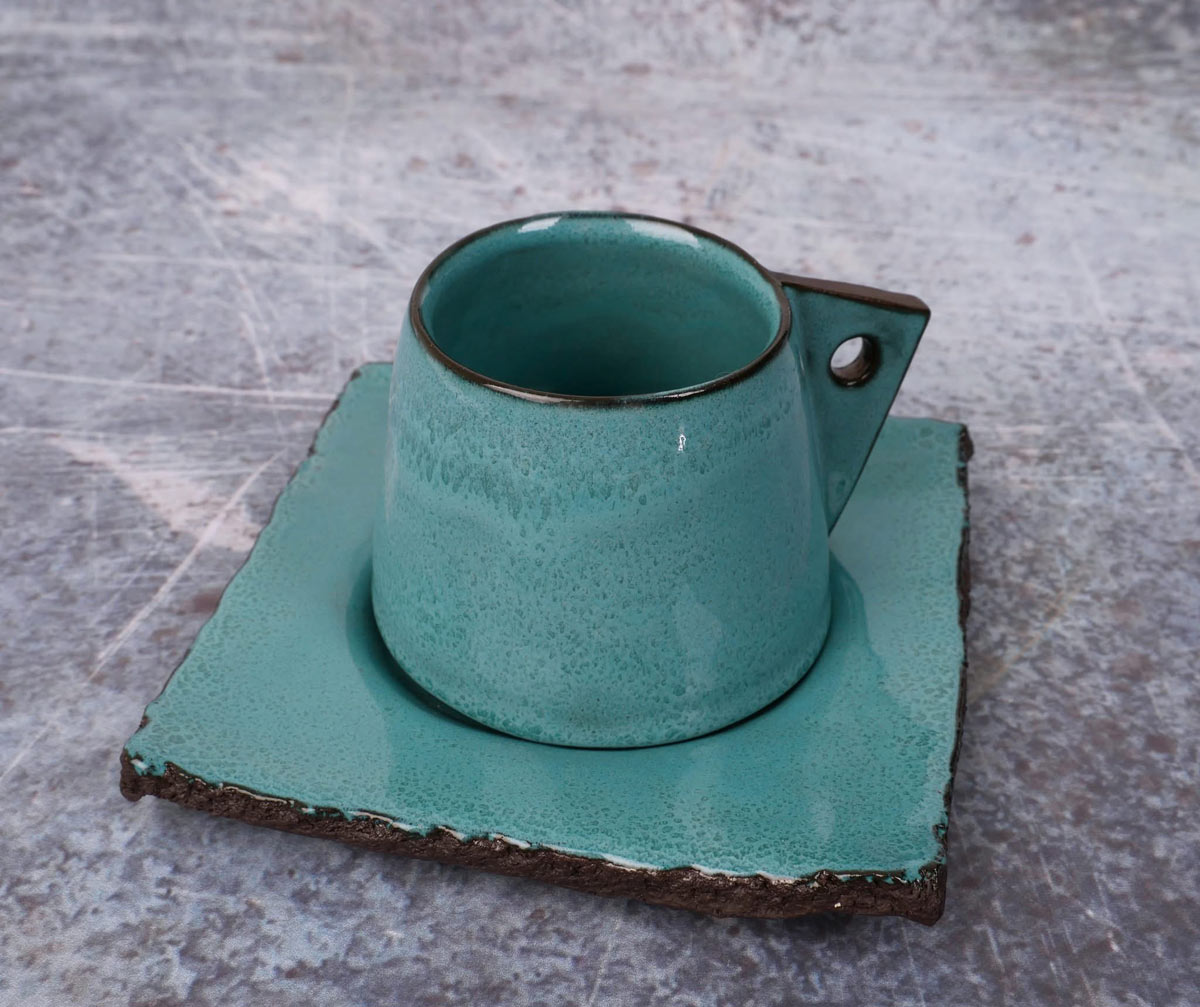 Amaco tekutá glazura PG42 Teal Drif / 0,472 l