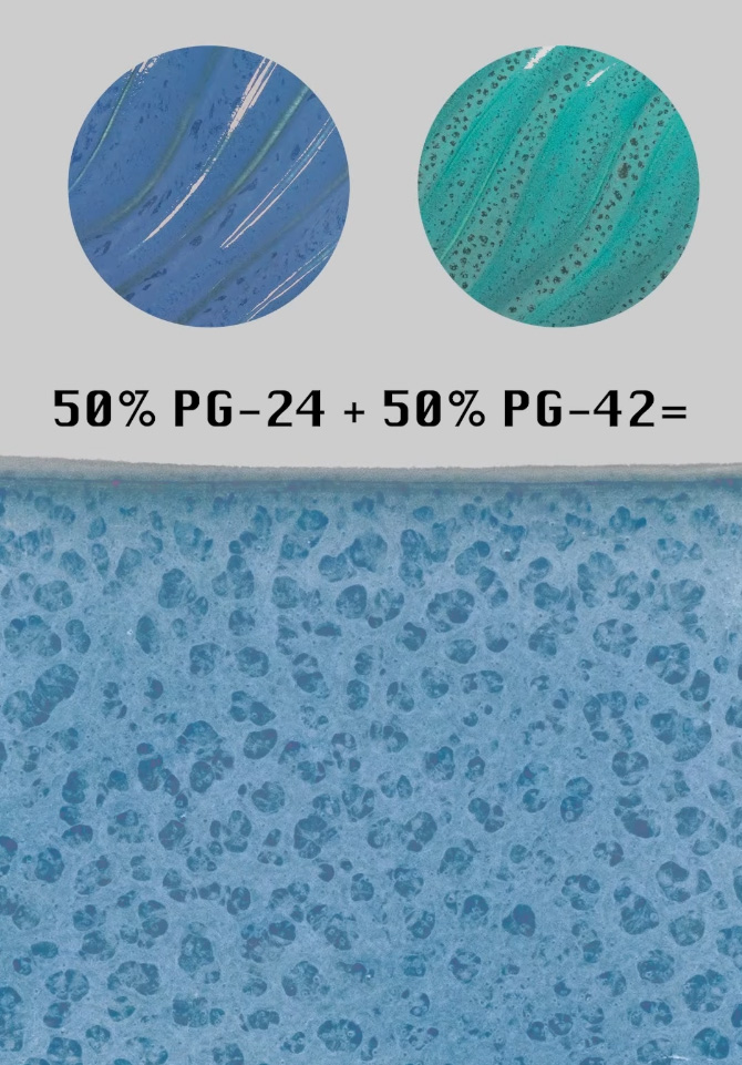 Amaco tekutá glazura PG42 Teal Drif / 0,472 l