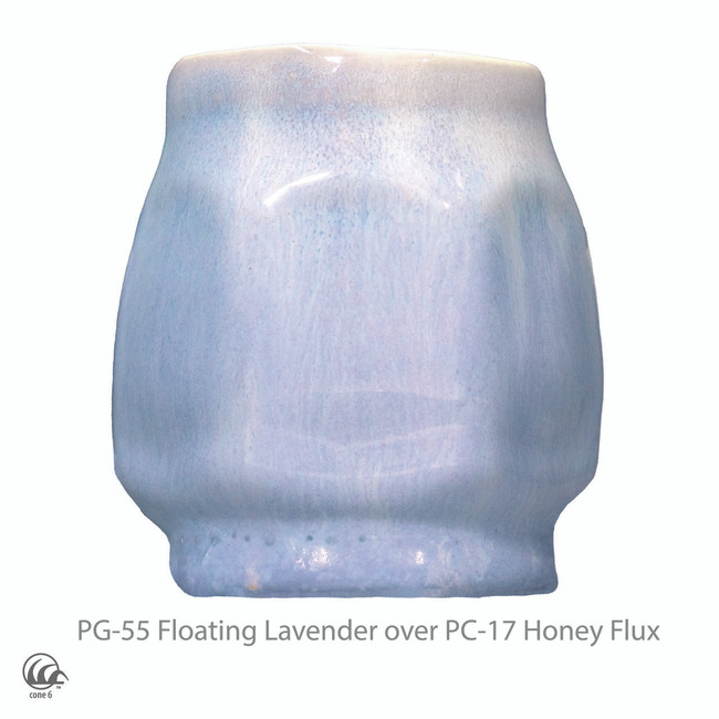 Amaco tekutá glazura PG55 Floating Lavendar / 0,472 l