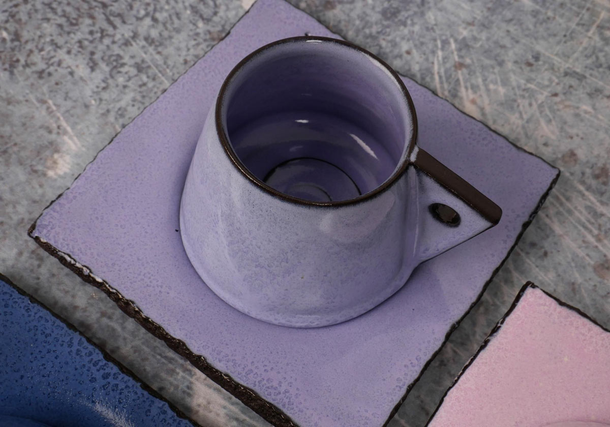 Amaco tekutá glazura PG55 Floating Lavendar / 0,472 l