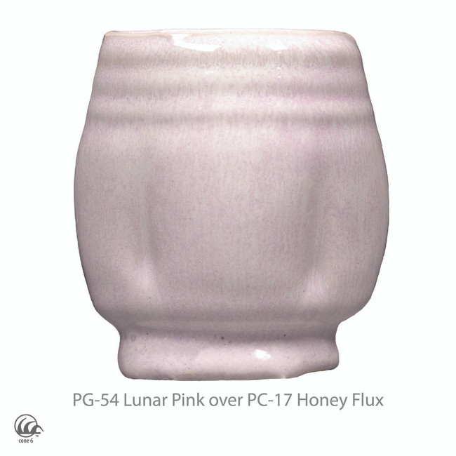 Amaco tekutá glazura PG54 Lunar Pink / 0,472 l