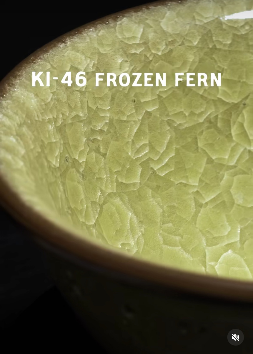 Amaco tekutá glazura KI-46 Frozen Fern / 0,472 l NOVINKA SKLADEM ČERVENEC 2025